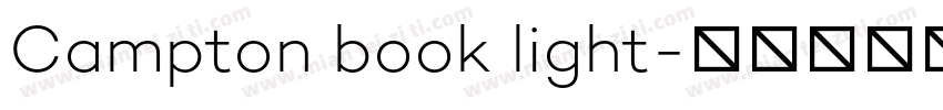 Campton book light字体转换